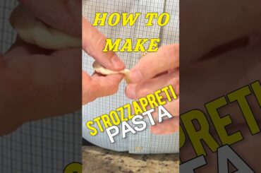 How to Make Strozzapreti Pasta from Scratch | Easy Italian Pasta Recipe