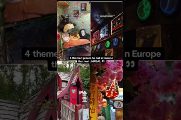 This geeky places will make you want to travel more around the world🤩 #ghibli #frankenstein #witch
