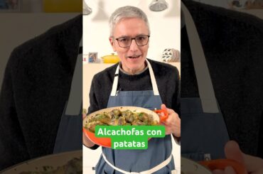 Alcachofas guisadas con patatas, la #receta romana que no falla #shorts