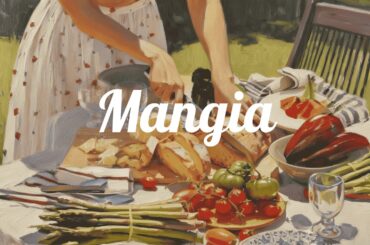 Garden Table Dinner Prep 🌿 Bossa Nova & Fresh Italian Cooking Vibes