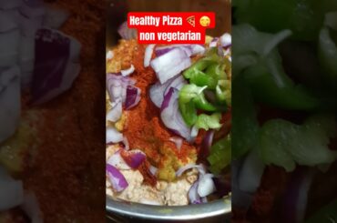 non-vegetarian pizza 🍕 😋 😍 👌 #short #food #cooking #recipe #viral