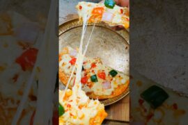 Homemade veg cheesey pizza 🍕 recipe ✨#cooking #recipe #food