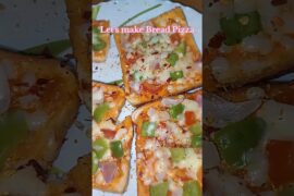 Instant Bread pizza 🍕 #cooking #recipe #foodie #pizza #viral #minivlog #youtubeshorts #trending