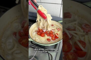 Massa cremosa com FRANGO prática e muito fácil de fazer  Lilian Chef #shorts #receitas