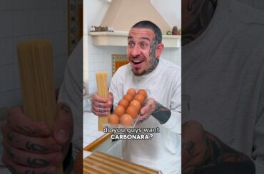 He made VEGAN CARBONARA @SpicyMoustache