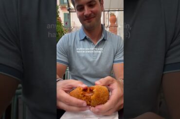 An aranicini a day (in italy) will keep the docter away ❤️ this aranicini spot in silicy last year