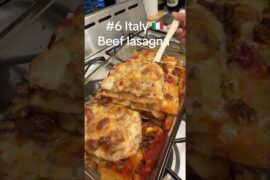 #6 Italy 🇮🇹 Beef Lasagna (my own recipes) #cooking #food #lasagna