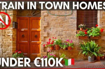 Live in Italy for Less with Train Access | 4 Homes Under €110K | Italy Homes