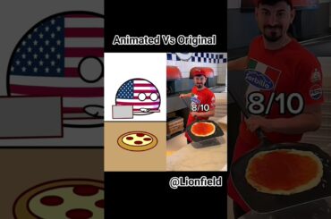 WHO HAS THE BEST PIZZA? 🍕#countryballs #fakecollab #food #italy credit @Lionfield #countryhumans