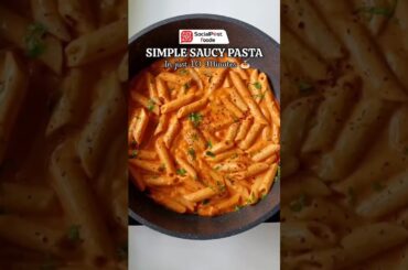 Simple Saucy Pasta #pasta #recipe #food #easyrecipe #saucypasta #foodie #shorts #trending #viral #yt