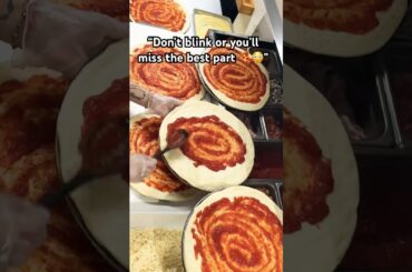 “Satisfying Pizza Making Process 🍕| From Dough to Cheese Pull 🤤” #shorts #pizza #food #fyp #recipe