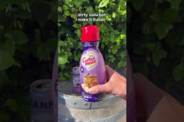 cherry sorbetto + italian sweet cream is the dirty soda you didnt know you needed