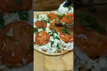 The CRISPIEST 5-Minute Pizza! 🍕🔥 #shorts #cooking #asmr  #food