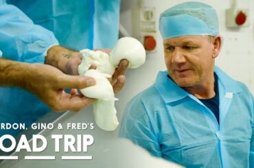 Gordon Ramsay Learns The Correct Way To Eat Mozzarella | Gordon, Gino and Fred: Road Trip
