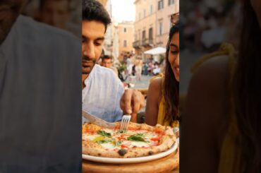 prizza in italian eat by people in India #italy #peace #food