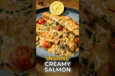 Easy to make. Creamy Salmon Recipe to Impress #cooking #recipe  #dinnerideas  #salmon #seafood