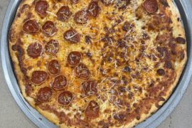 14” half cheese half pepperoni- Ooni Koda 16