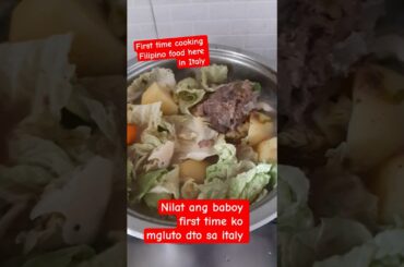 #firstime #cooking #italy #filipinofood #philippines