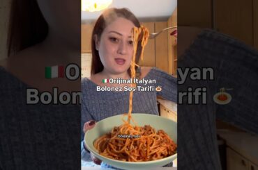 Orijinal İtalyan Bolonez sos tarifi 🇮🇹🍝 #bolonez #makarna #sostarifleri