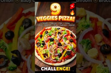 ye tumne ye pizza dekha 😱 itni veggies 😱🤤#shorts