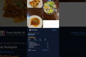 AI breaks down italian cuisine from San Diego, US 🍲