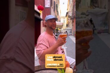 Verona Italy Aperol Spritz Review (work remotely abroad)