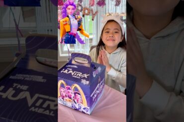 kpop Demon Hunters Huntrix Meal Mcdonalds 🍔🍟🍦#kpopdemonhunters  #mcdonalds