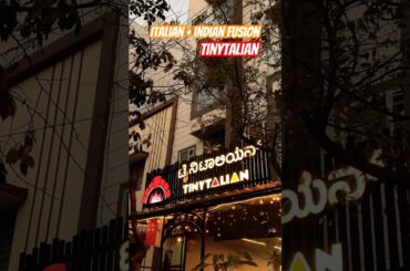 Italian taste with Indian Fusion only at Tiny Talian Blr #food #italianfood #italian #indianfood
