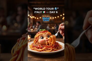 Pasta Twirl Eating Pasta 😳 | Italy Day 6 #shorts