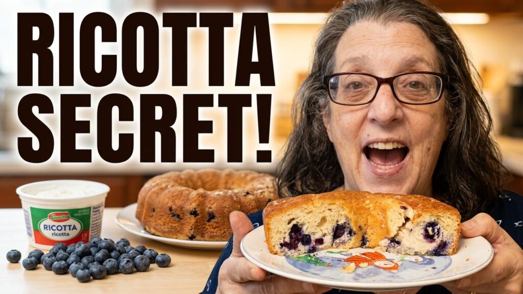 The Best Blueberry Ricotta Cake You’ll Ever Make | Italian Cooking | Recipe of the Day