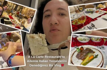 Delphin Be Grand A La Carte Restaurant’ta Ailemle Italian Yemeklerini Denediğimiz Bir Akşam Yemeği🇮🇹