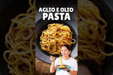 Aglio e olio pasta recipe | 15 mins me Restaurant wala pasta | pasta for tiffin | #shorts | Kabita