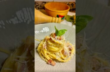 Espagueti Carbonara 🤩 con Salsa Cremosa y Deliciosa 😋 #recetas #carbonara #cocinaconsabor #pasta