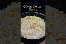 White Sauce Pasta Recipe | Creamy & Cheesy Pasta at Home #trending #youtubeshorts