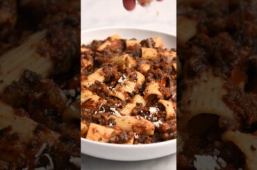 Roasted vegetable bolognese. recipe link in description. #bolognese