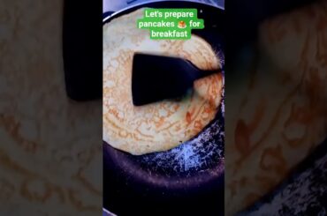 pancakes 🥞 for breakfast #food #recipe #lifestyle #homemade #youtuber #ytshorts #italy