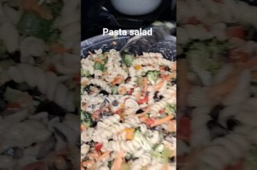 Olive garden Italian dressing pasta salad