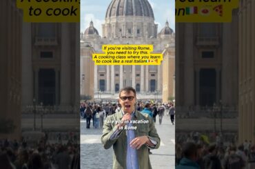 Are you looking for the best cooking class in Rome? 🍝🎉🍕🇮🇹