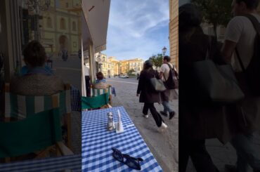 Eating in Sorrento, Italy