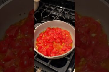 Cherry tomato white bean pasta with #evoo 🍝 #recipe #pasta