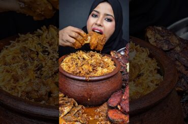 Spicy Handi Mutton Roast With Eggs Full Bone Eating Intense ASMR Mukbang Big Bites Food Show