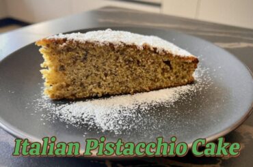 ASMR ITALIAN COOKING PISTACCHIO CAKE