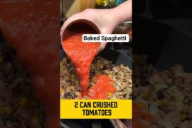 Baked Spaghetti with Collard Valley Cooks #bakedspaghetti