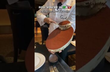 POV: You're in Italy eating the best Tiramisu. 🍰