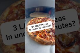 3 LARGE PIZZAS. 10 MINUTES. 🍕🔥