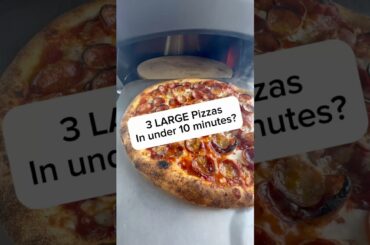 3 LARGE PIZZAS. 10 MINUTES. 🍕🔥