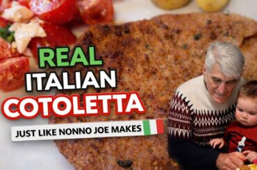 Proper Italian Cotoletta 🇮🇹 | Comfort Food | Like Nonno Joe's (Crispy & Simple)