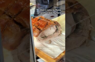 Don’t come to Rome without eating here first #rome #italy #romefood