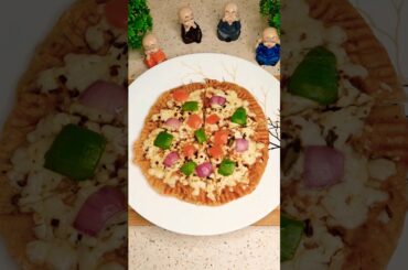 Paratha pizza recipe #shorts #trending #pizza #shortsfeed