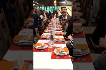 The Design Village Celebration Dinner in Milan Italy.